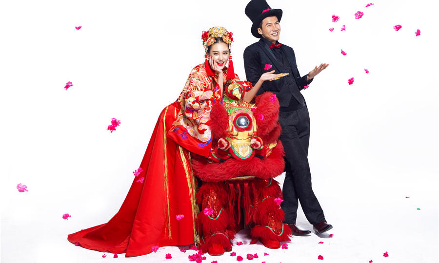 Mr王Ms李的创意婚纱照