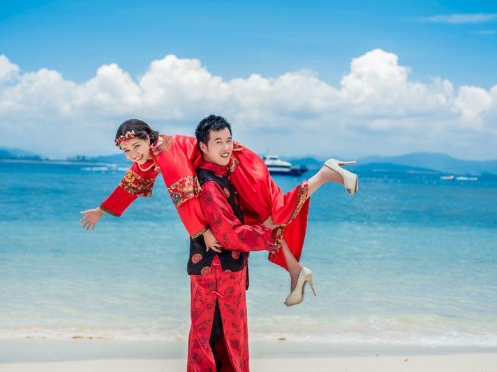 海南三亚旅游婚纱摄影_海南三亚十大婚纱摄影(2)