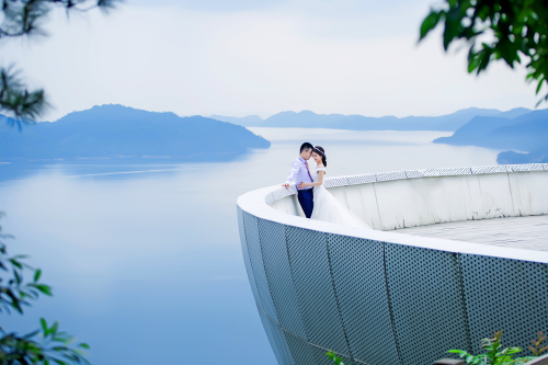 专门去千岛湖拍的婚纱照来啦~