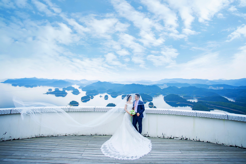 专门去千岛湖拍的婚纱照来啦~