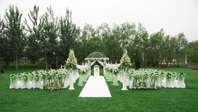 “一抹绿”主题户外婚礼