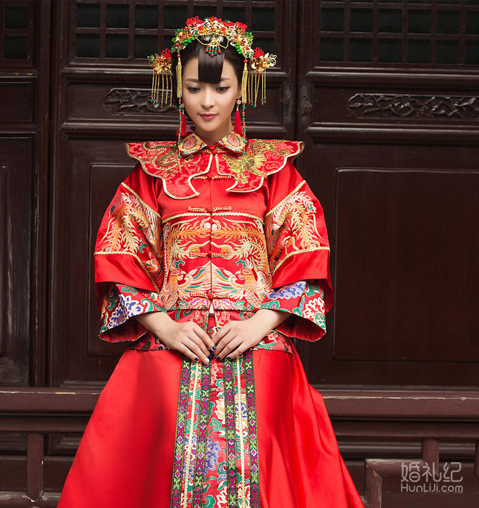 高清中式婚服