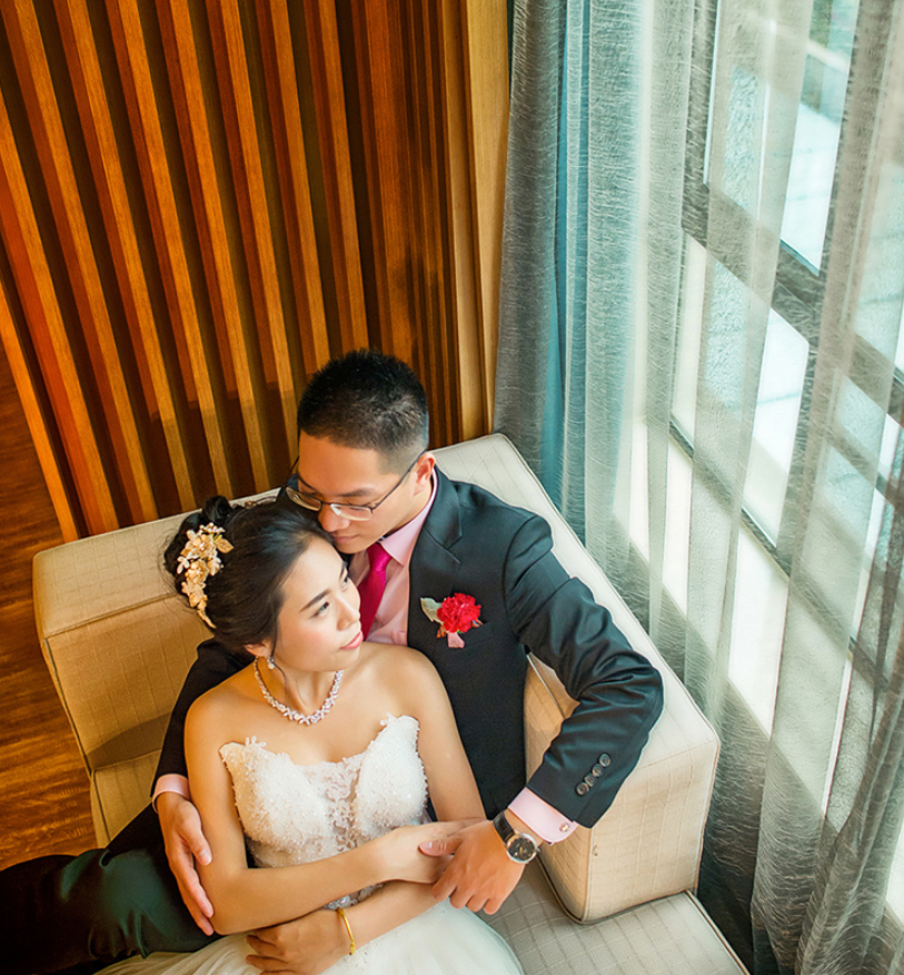 婚照只是幸福的缩影 封存了我们的爱~