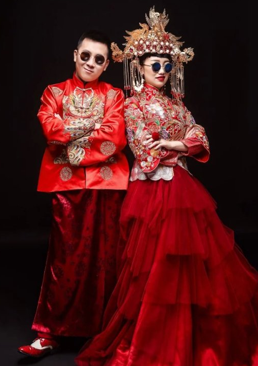 桃之夭夭，灼灼其华—我们的新中式婚片~
